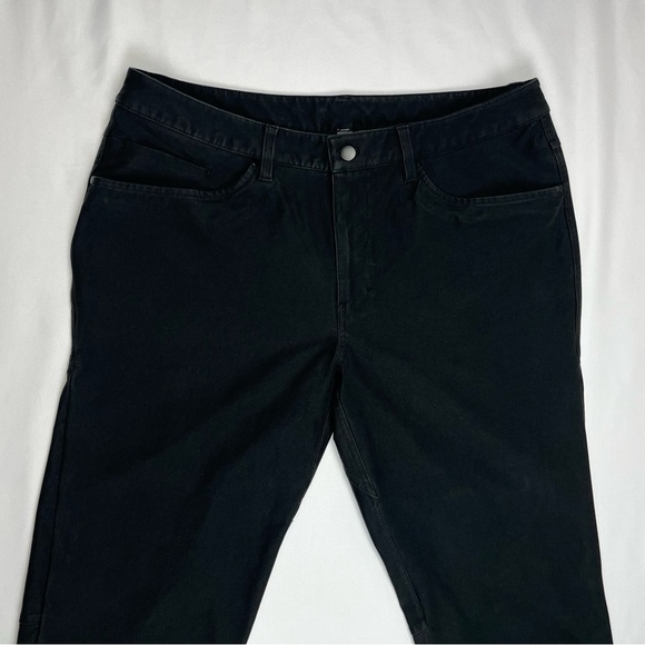 Lululemon Mens Utilitech ABC Pants 34 x 34 Black 5 Pocket Stretch A2 - Picture 4 of 10